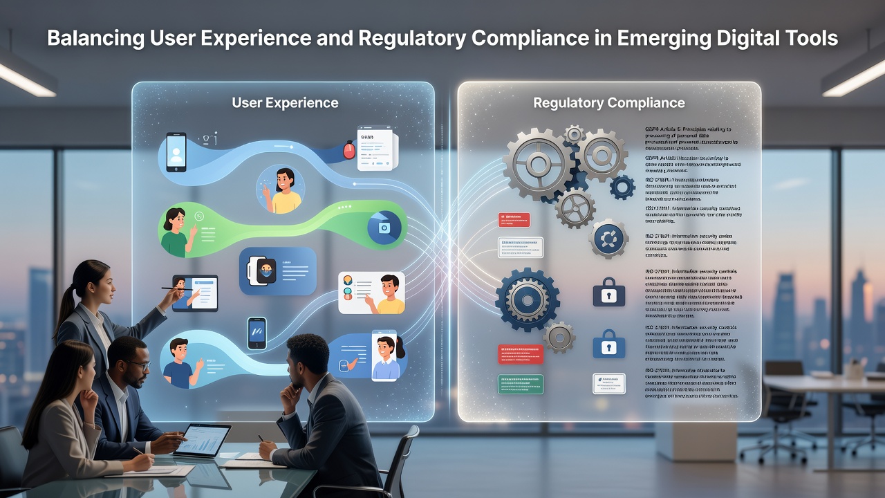 Balancing User Experience and Regulatory Compliance in Emerging Digital Tools