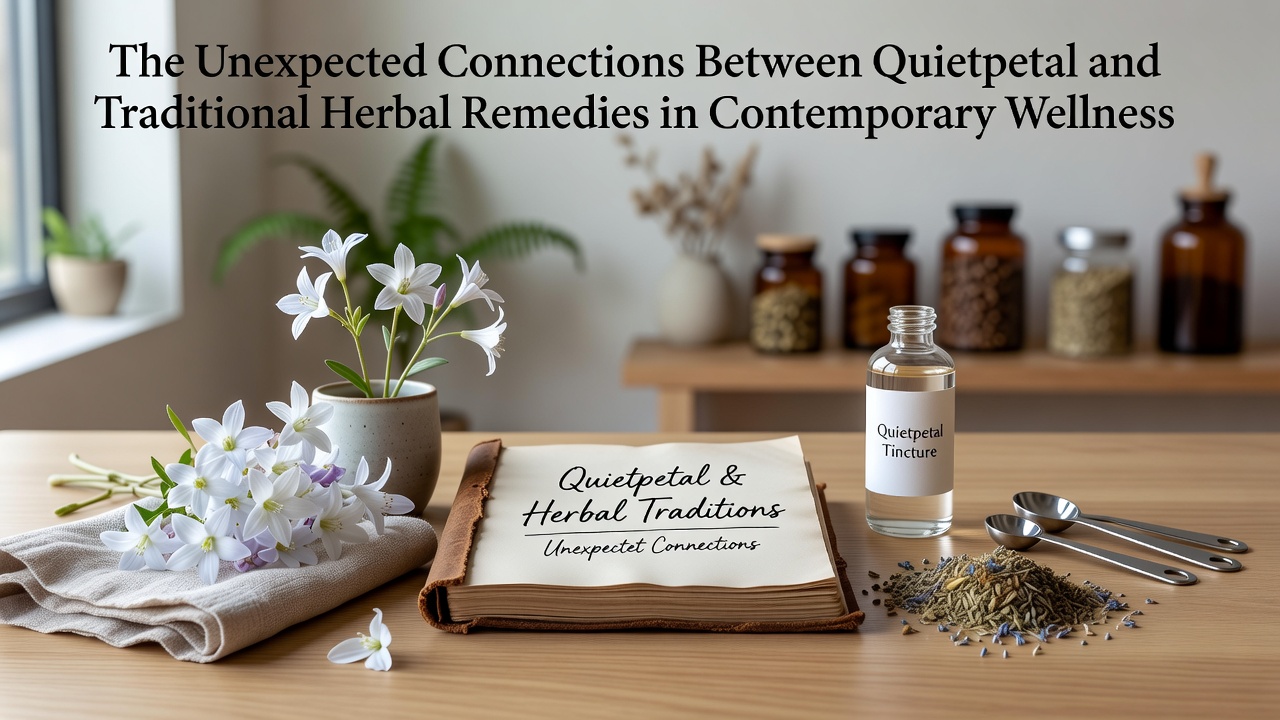 The Unexpected Connections Between Quietpetal and Traditional Herbal Remedies in Contemporary Wellness